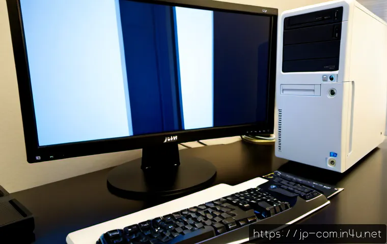 그래픽카드의 VRAM 용량 선택 팁 - Photorealistic close-up of a neatly organized desktop computer workspace, an open PC case showing a ...